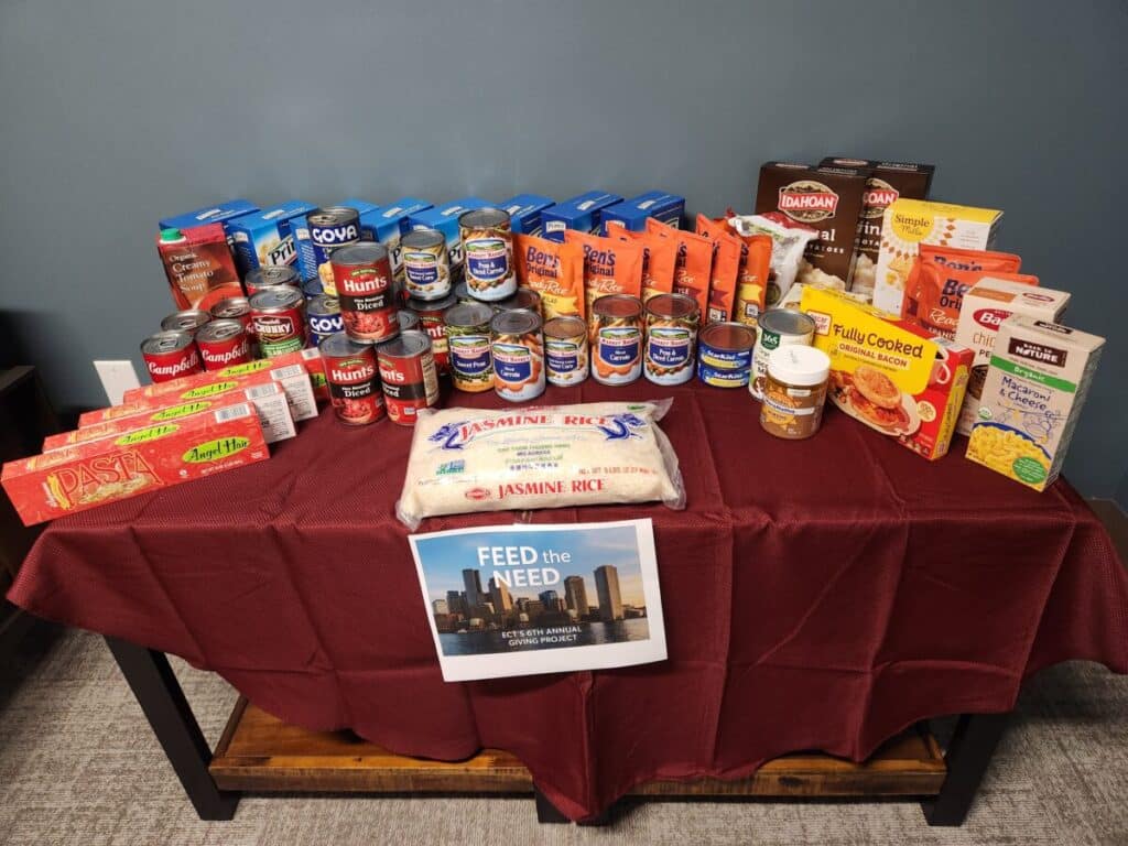 Boston Office Food Drive
